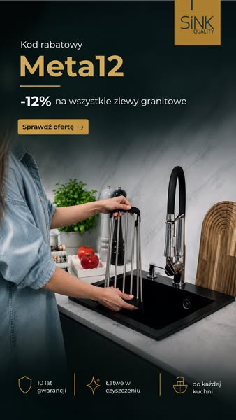12% na zlewy z kodem META12