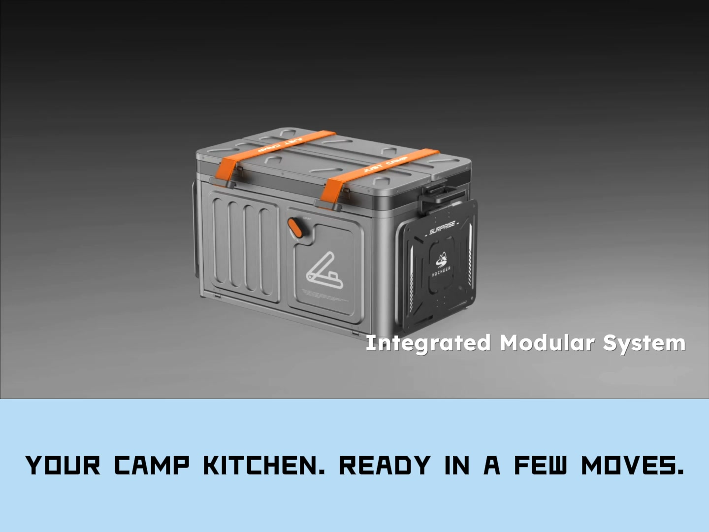 THE 1ST MODULAR CAMP KITCHEN: BOX TO FULL STATION IN SECONDS