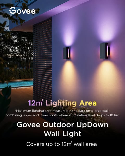Govee Outdoor Up Down Wall Light
