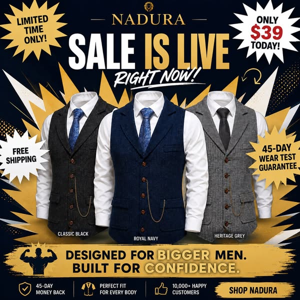 NADURA ContourFit™ – Men’s Comfort Waistcoat