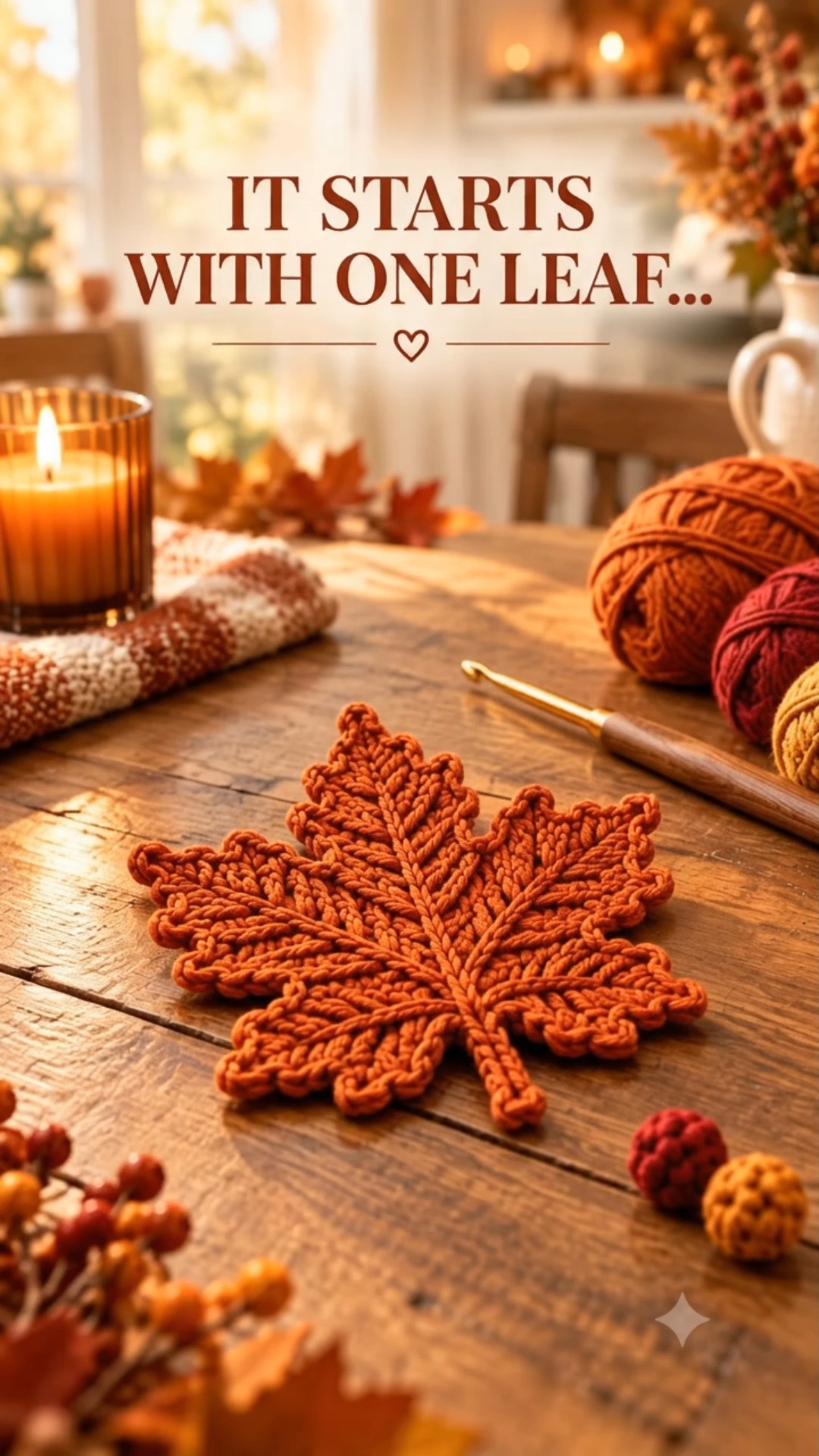 Wait… this whole table runner is crochet?