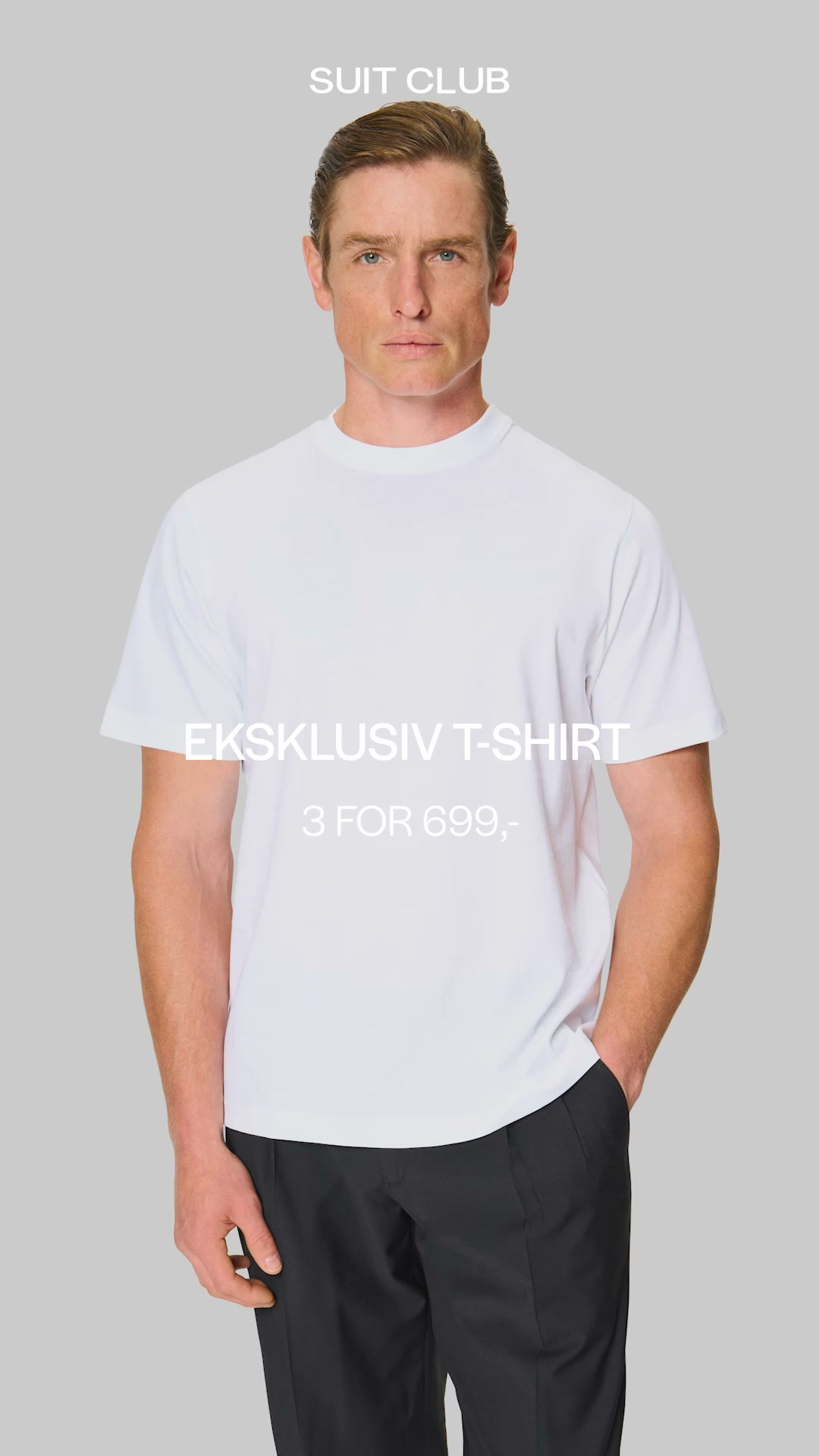 3 T-shirts for 699 kr.