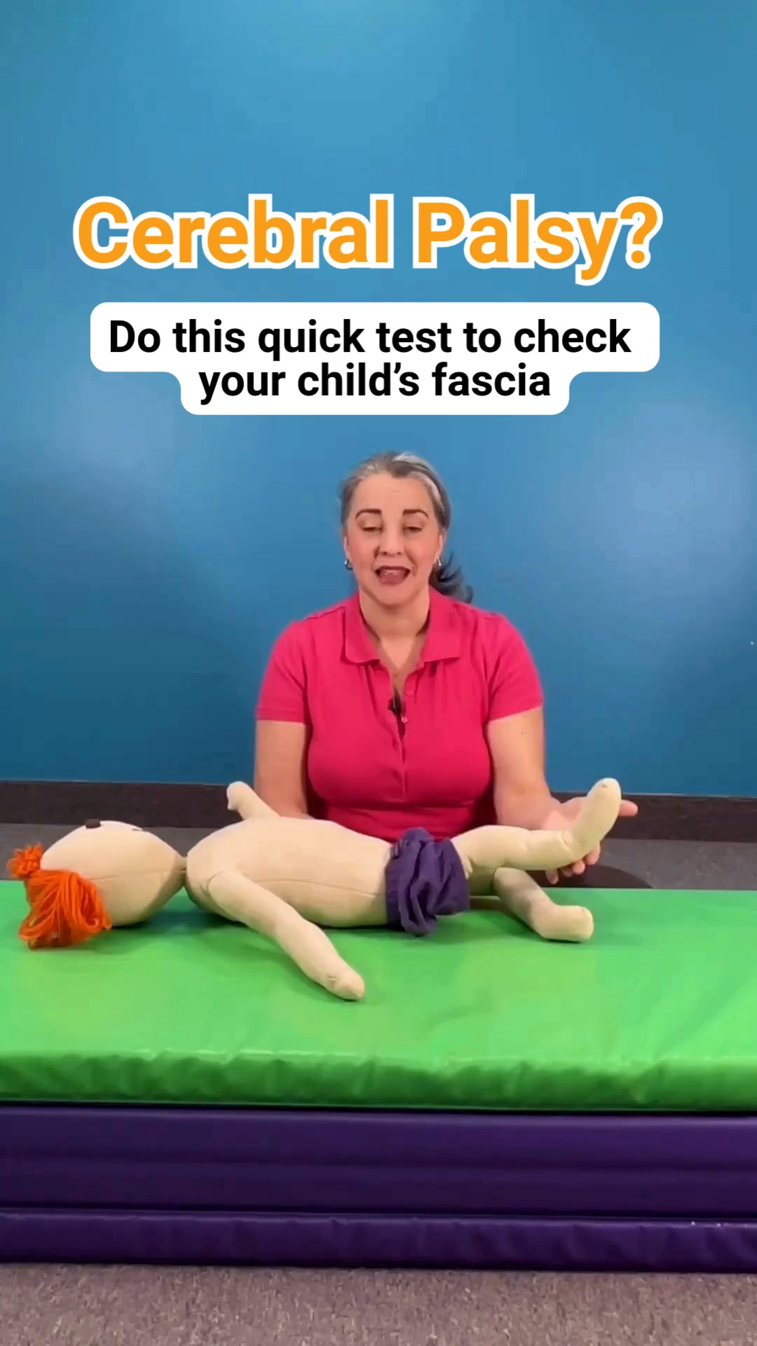 A simple test to check your child's fascia.