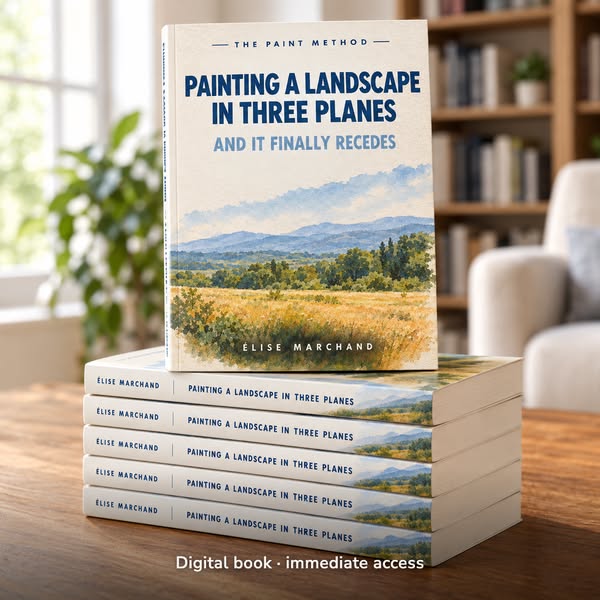 Painting a Landscape in Three Planes: the far distance, the middle, the front