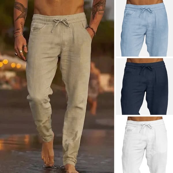Comfortabele Linnen Strandbroek | Vandor Amsterdam