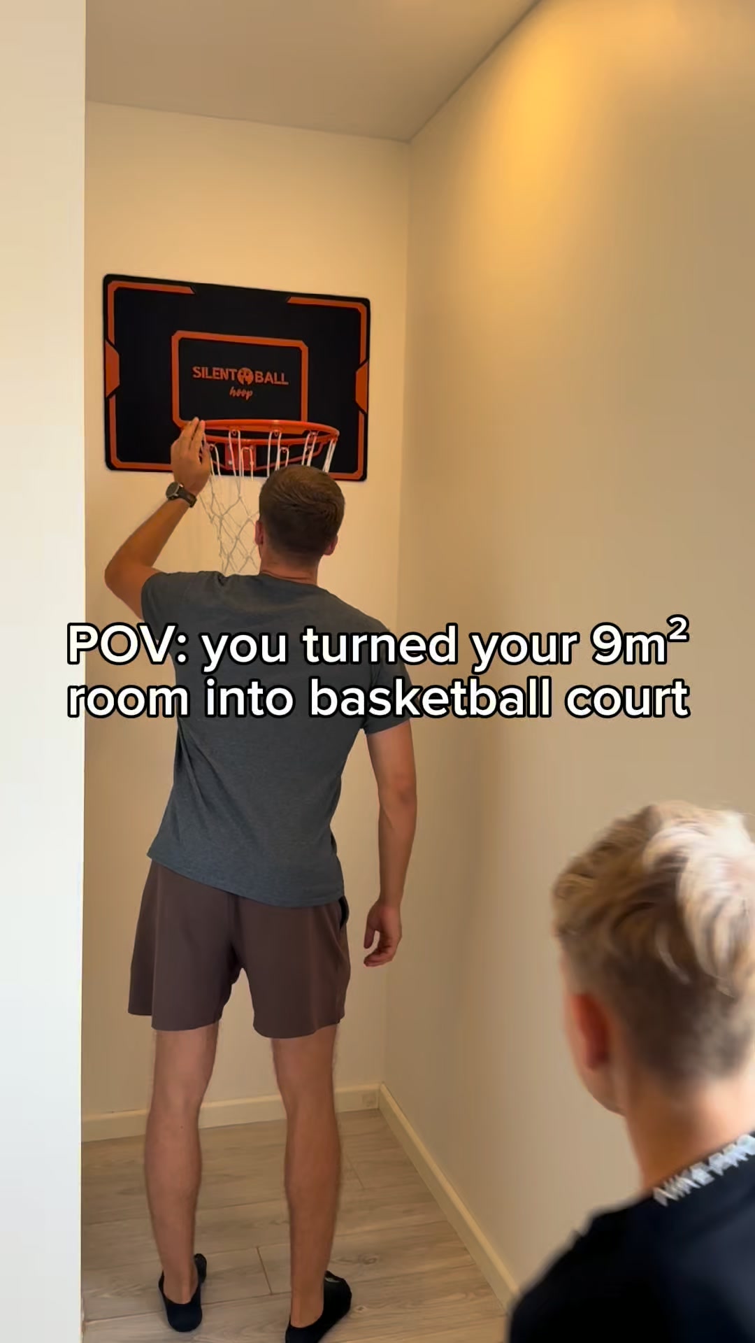 Their Basketball Court in 9 m²