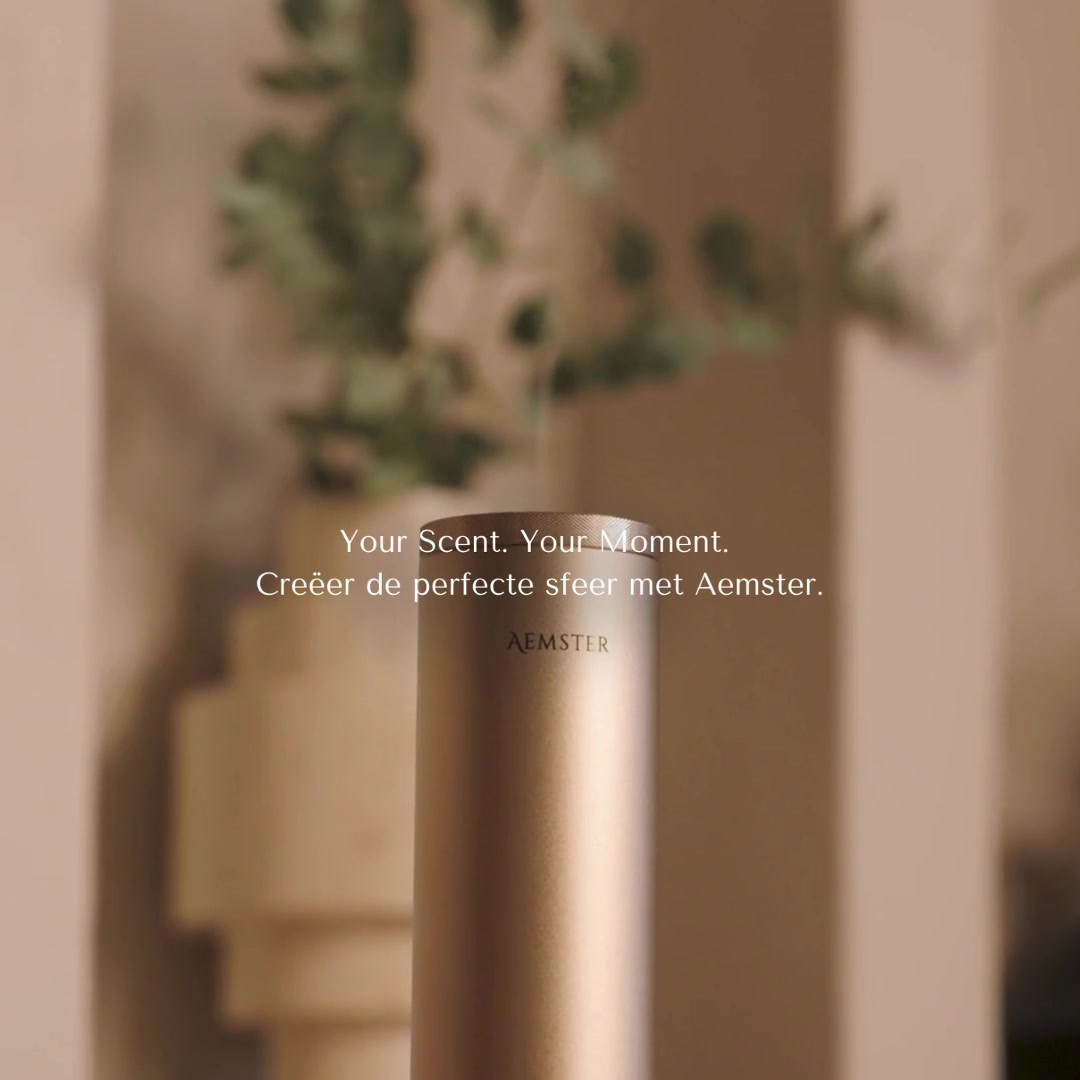 Your Scent. Your Moment. Creëer de perfecte sfeer met Aemster.