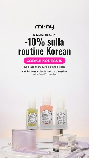 10% sulla routine Korean con KOREAN10
