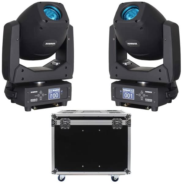 Equinox Fusion 200 Zoom Spot LED Moving Head Bundle