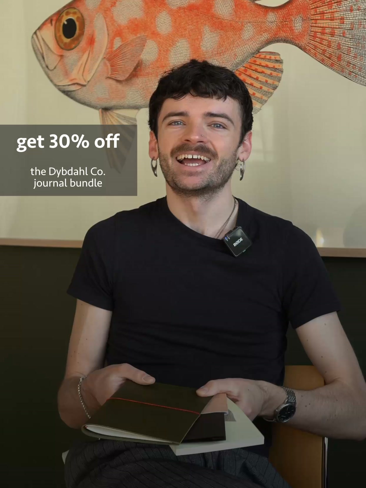 your first journal, 30% off