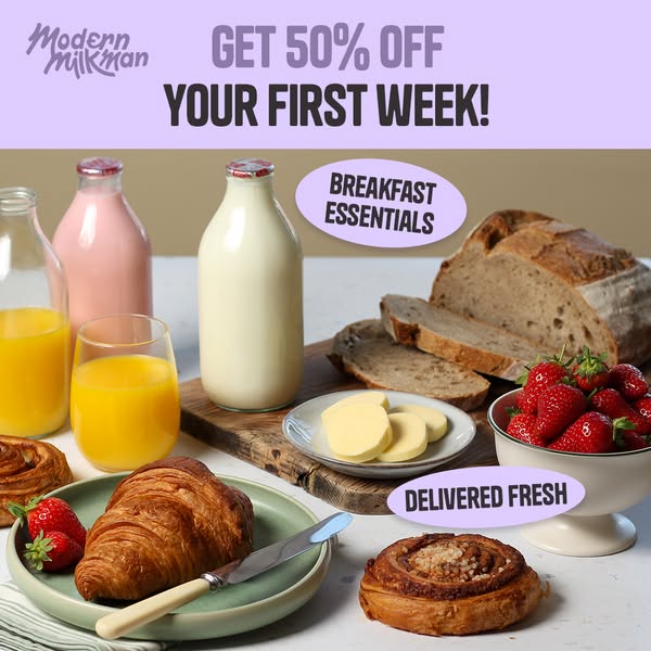 Get 50% OFF your first week of fresh groceries with code SIP50