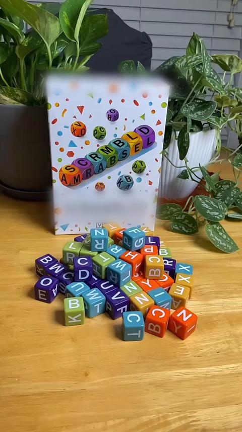 Dice Word Game Brain Exercise Game