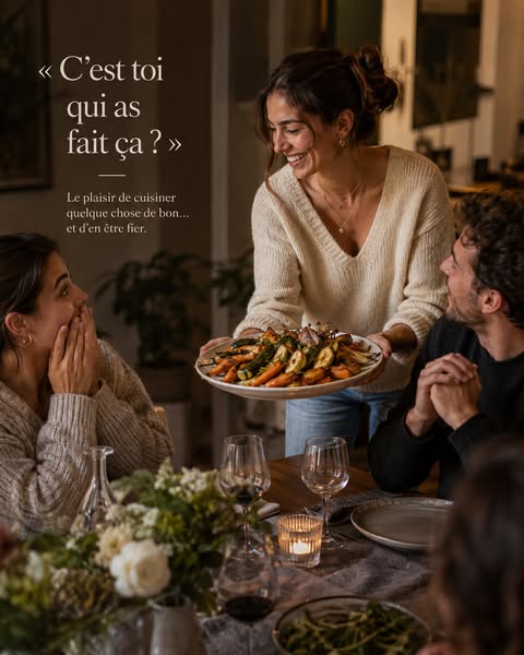 Soyez enfin fier de ce que vous cuisinez.