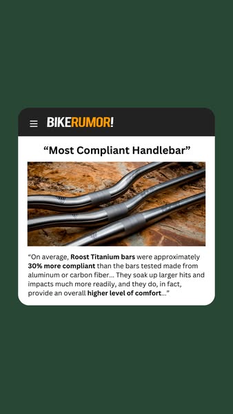 Roost Titanium MTB Handlebars