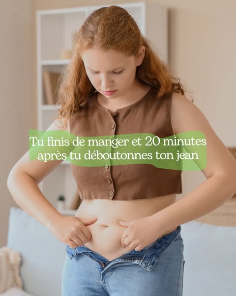 Ventre gonflé après chaque repas ? Il existe une solution naturelle.