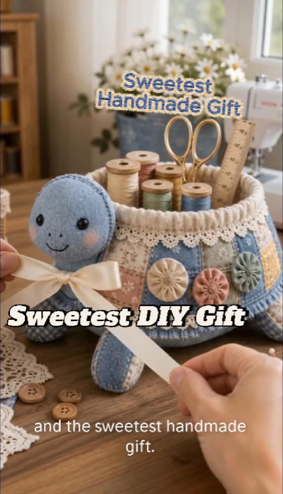 DIY Patchwork Animal Sewing Caddy Kit