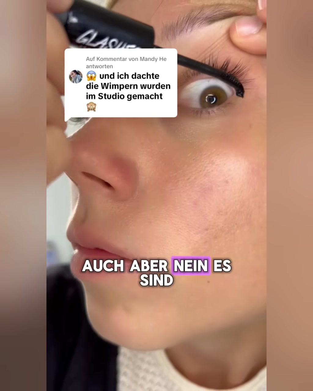 Wimpernpinsel Glitzer
