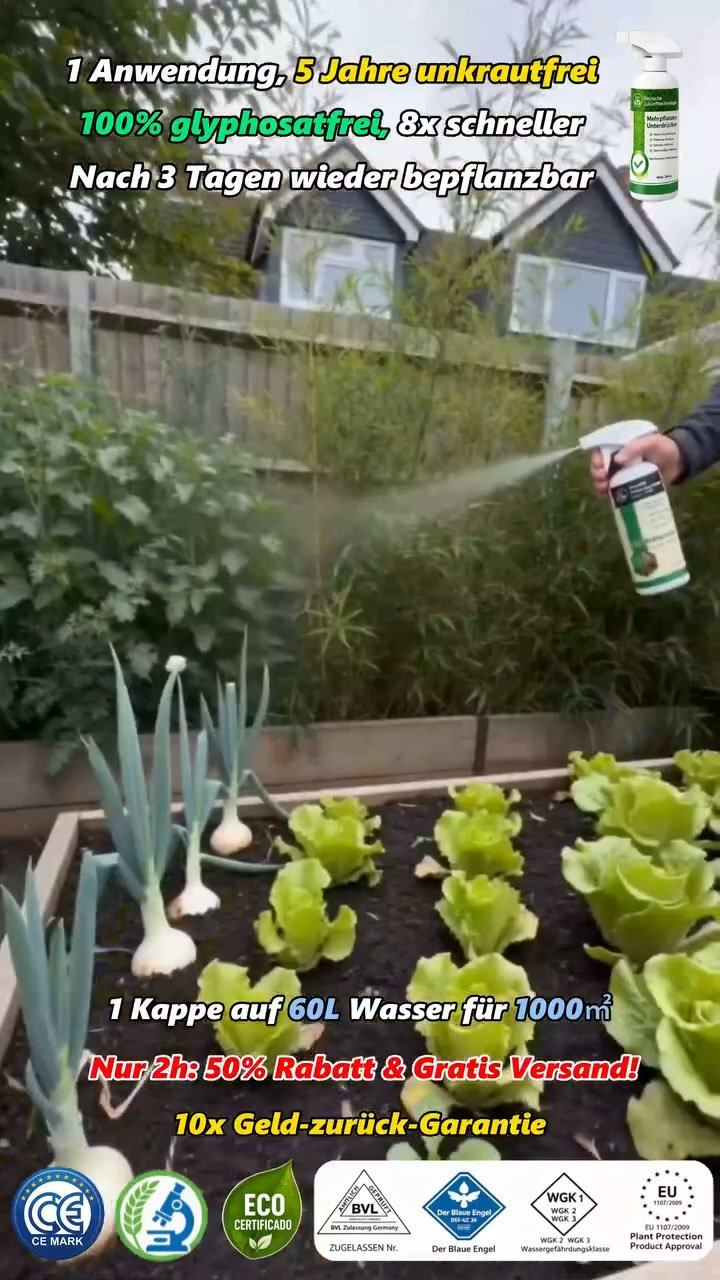 100 % bodenschonend & biologisch abbaubar