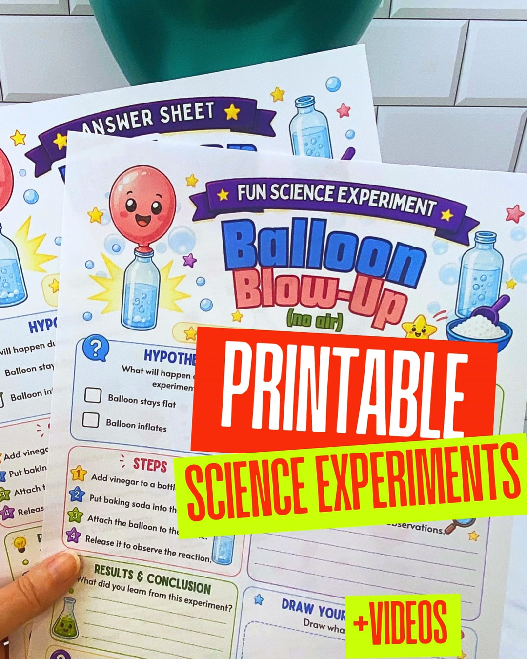 53 Science Printables Ready to Sell!