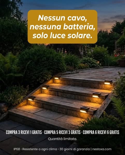 Lampada Solare da Esterno