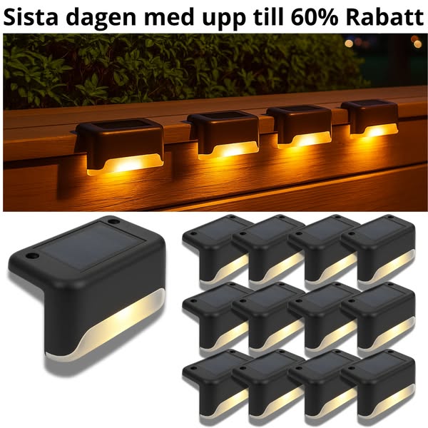 Solcellsdriven Utomhuslampa