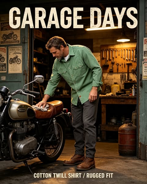 Garage-Ready Casual Shirt | No-Fuss Wrinkle-Free Comfort