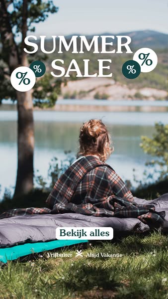 Summer SALE op kampeermeubels