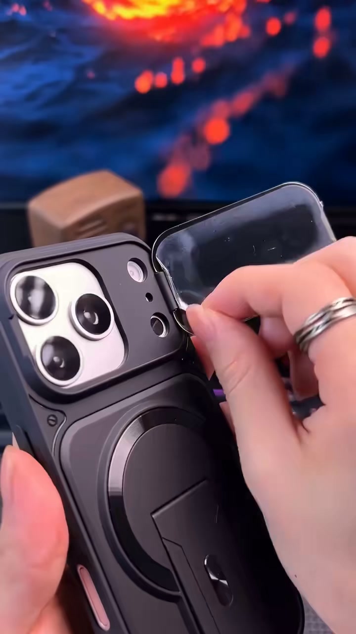 Invisible Dual Stand MagSafe Case