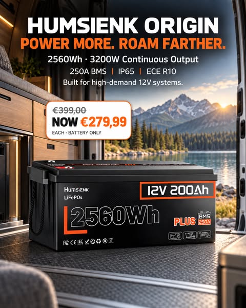 12V 200Ah Plus LiFePO4