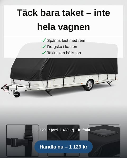 Rem och dragsko håller det på plats