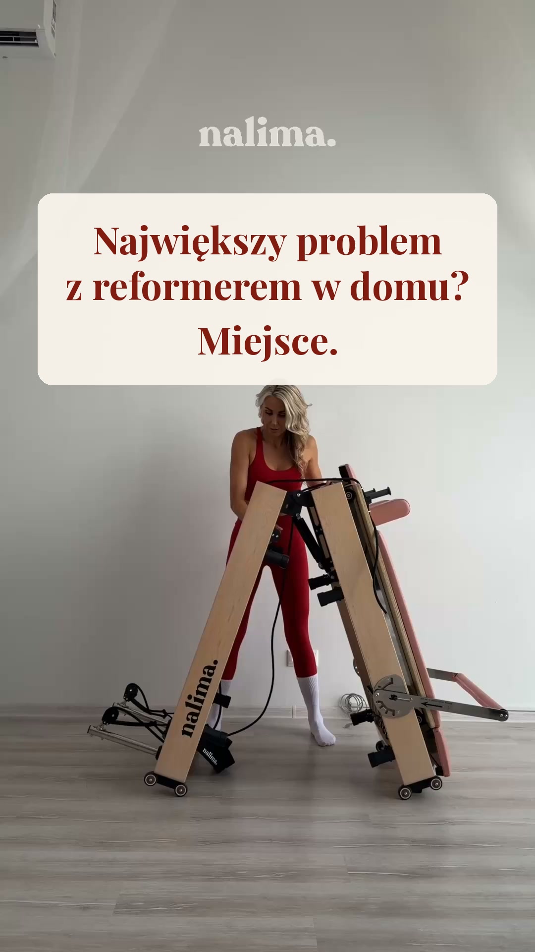 Składany reformer do mieszkania