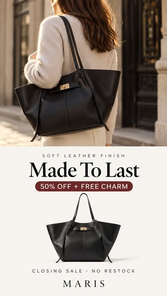 Closing Sale 50% OFF + Free wallet