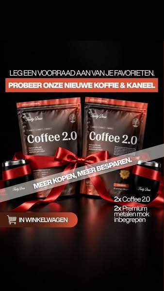 Krijg 2x Coffee 2.0 + 2 GRATIS mokken