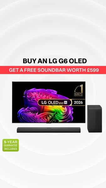 FREE Soundbar Worth Up To £599