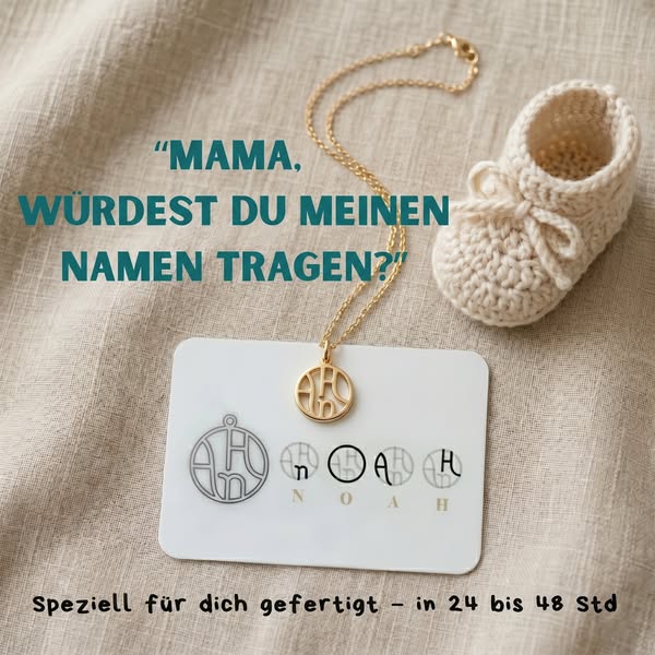 Sein Name, ganz nah an deinem Herzen
