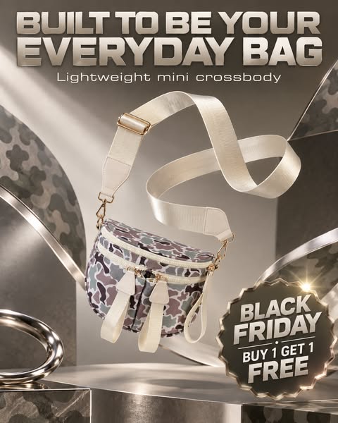 Your Mini Crossbody Keeps Both Hands Free