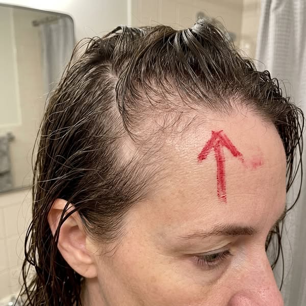 Mommy, your head looks pink.