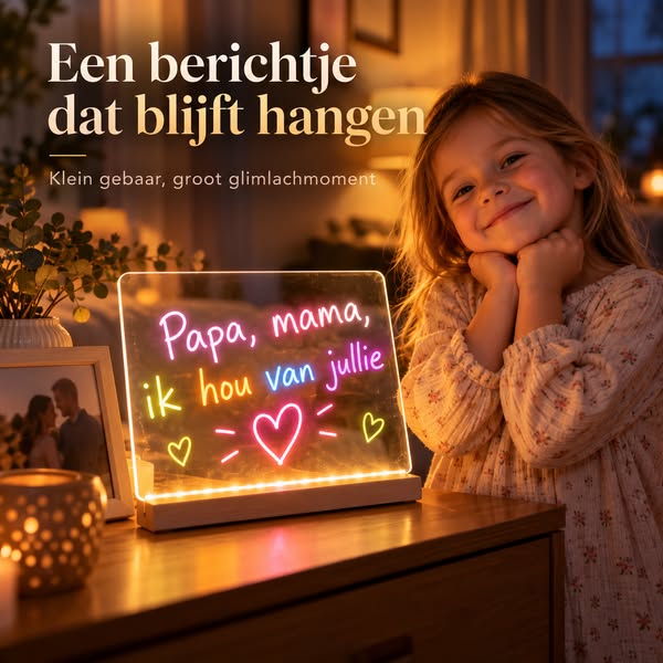 Een klein berichtje, groot geluk