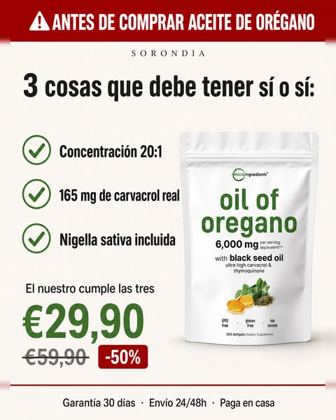 180 Cápsulas · 50% OFF