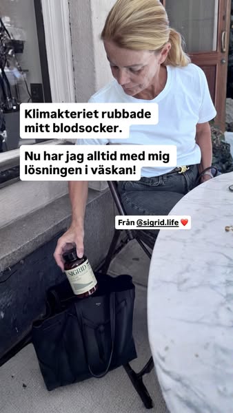 Få kontroll på blodsockret under klimakteriet!