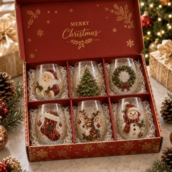 Cup Collection Magical Christmas 3D Glass