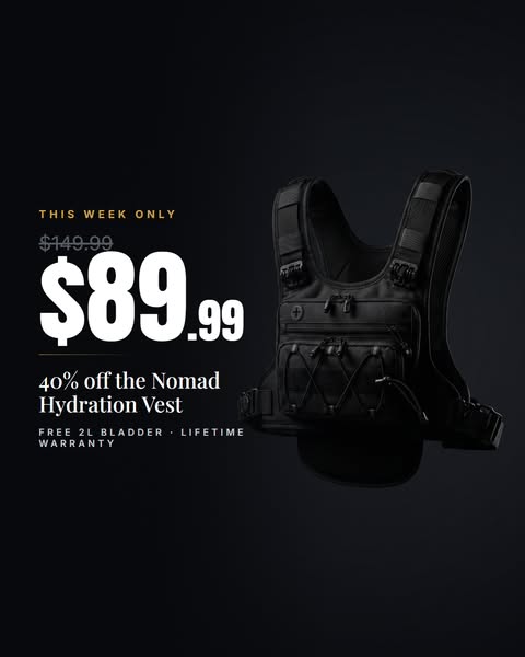 Cold water, hands-free - 40% off + free gifts