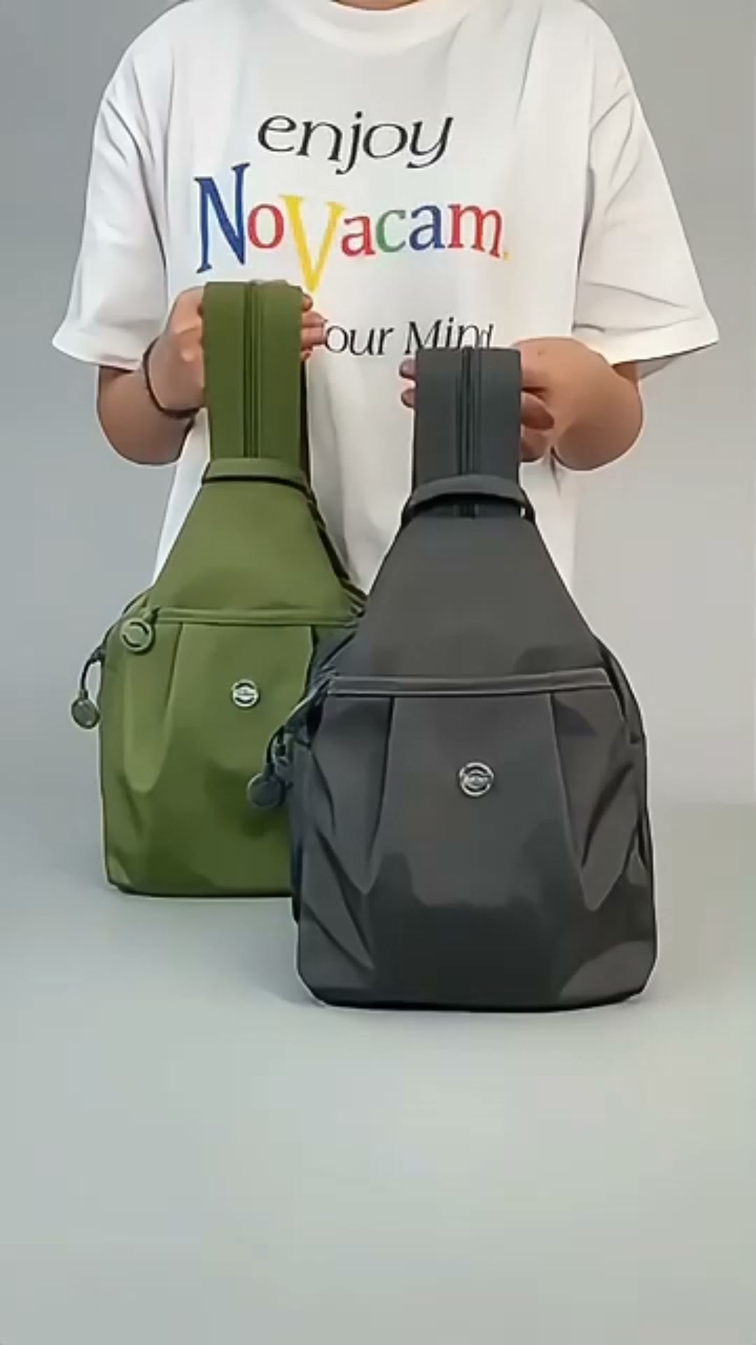 2-In-1 Convertible Multi-Compartment Backpack & Shoulder Bag