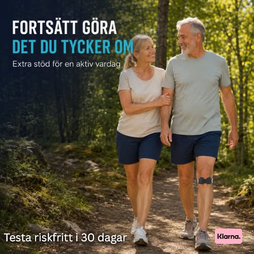 Stöd knät, rör dig friare!