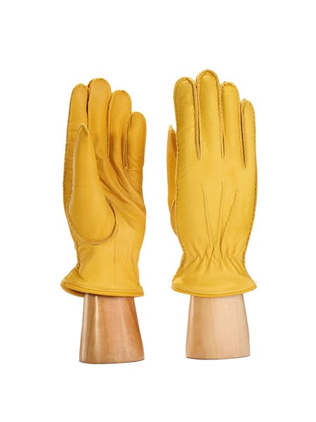Men's Deerskin Gloves Cashmere Lined | Free Shipping