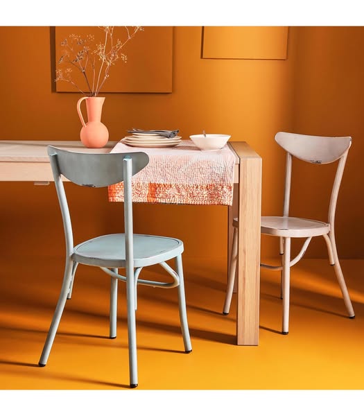 Chaise en aluminium marie - lot de 2
€399