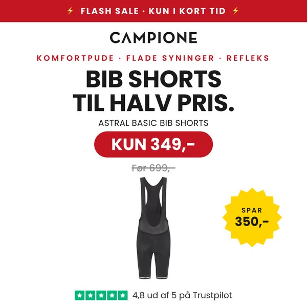 Halv pris på Astral Bib Shorts