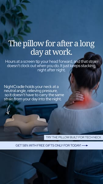 Neck still aching after you close the laptop?