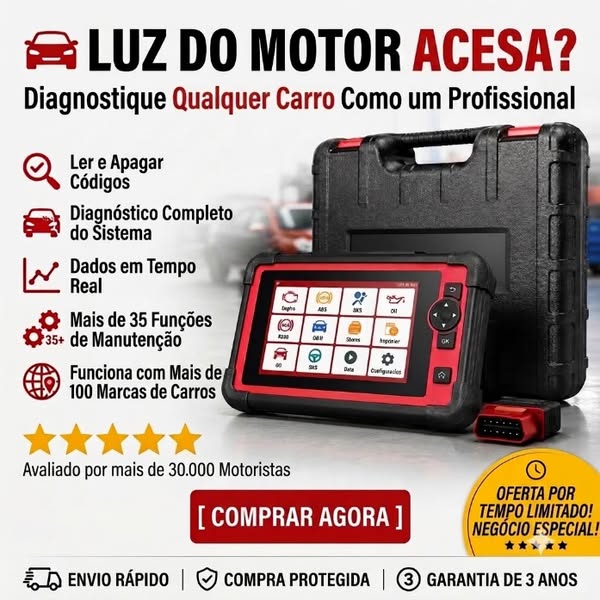 Portes Grátis + Pagamento na Entrega: Ferramenta de Diagnóstico Automóvel – LAUNCH