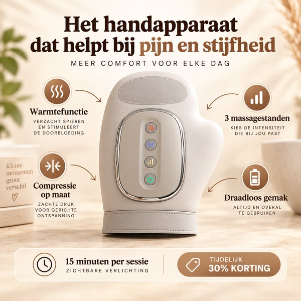 Pijnlijke of stijve handen? Je comfort is dichterbij dan je denkt.